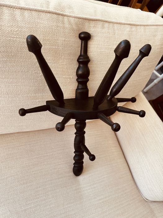 Антична датска дървена закачалка – масив, ок. 1900 г.