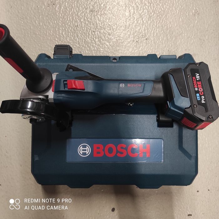 Flex/polizor unghiular cu 2 acumulatori BOSCH