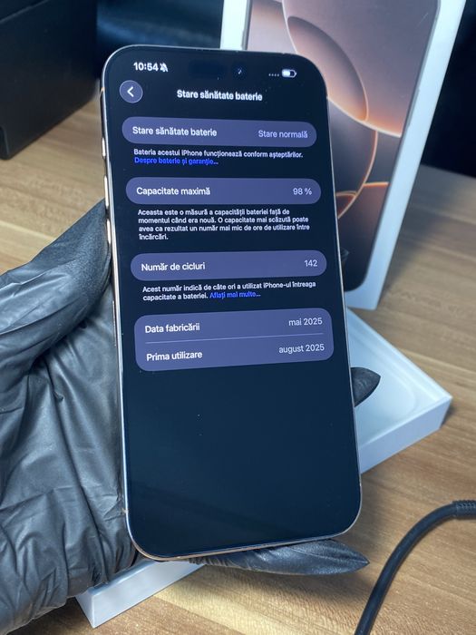 iPhone 16 Pro Max, 512 GB, Desert Titanium, Ca nou, Cod produs: 6498