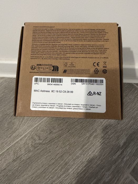 boxa amazon echo dot max sigilata