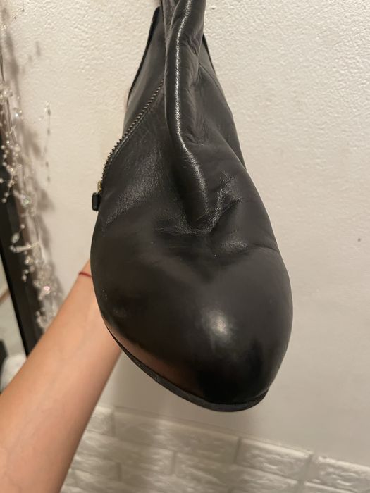 Дамски кожени боти