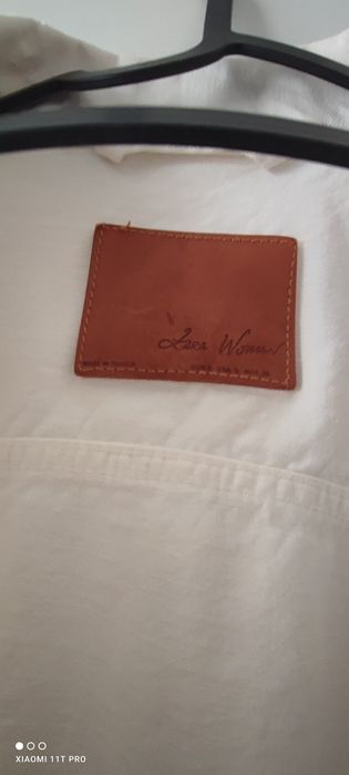 Бяло дънкено яке Zara