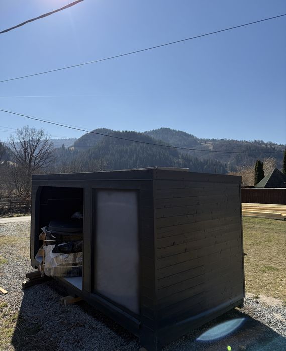 Saună + spațiu pentru ciubăr / terasă