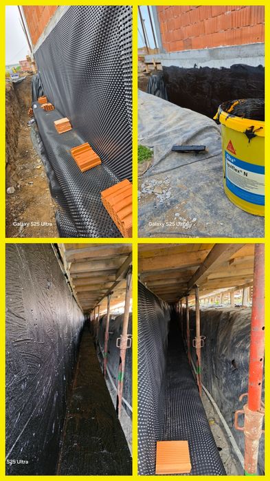 hidroizolații / reparații acoperiș / terase / balcoane