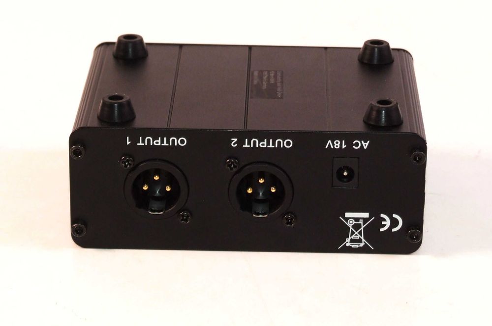 Sursa de alimentare JUSTIN PHANTOM 2 pentru 2 microfoane, 48 V, performantă audio extraordinara, NOU
