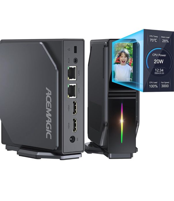 NOU - Mini PC Acemagic S1 - Intel N95 - 16GB DDR4 - 1TB SSD M.2