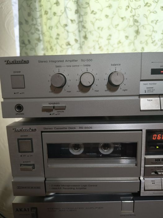 deck Technics - RS-B505+amplificator technics su-500
