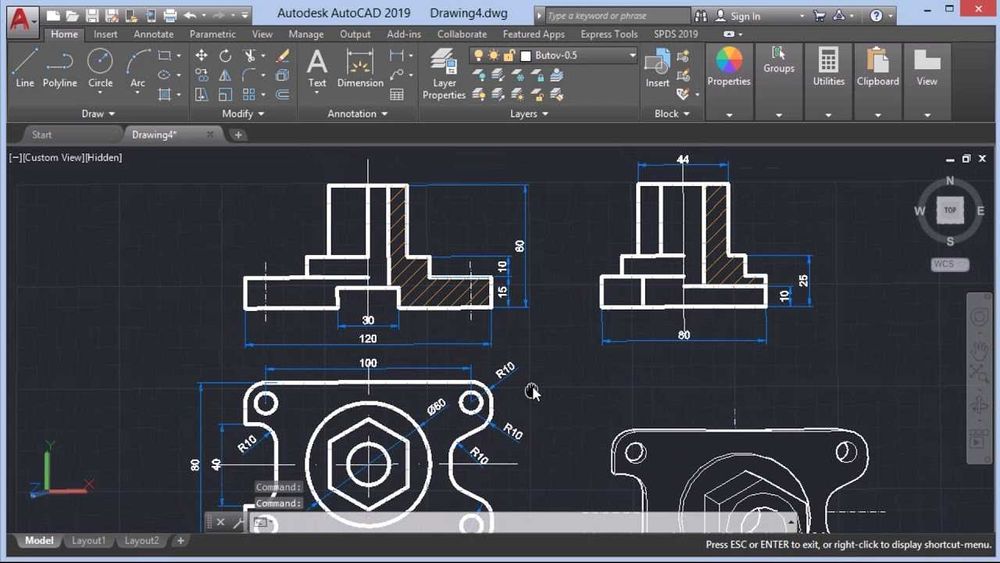 AutoCAD обучение. Компьютерная графика.