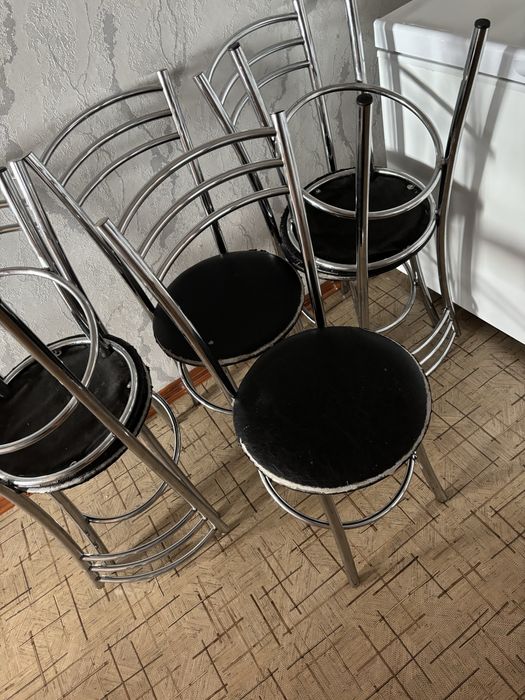 Стулья с метал.каркасом