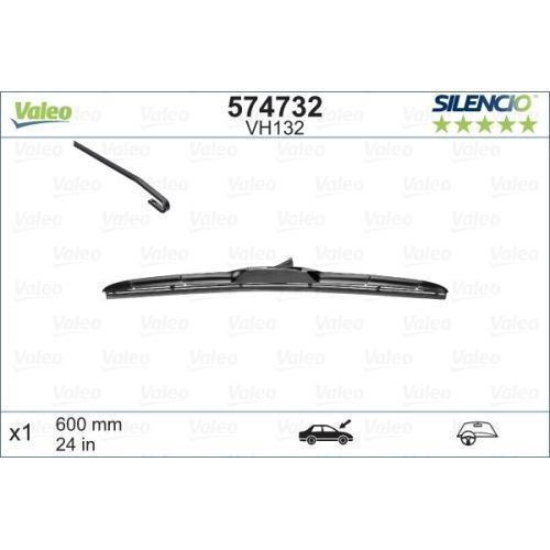 Lamela stergator 600mm/24in Chevrolet, Citroen, Hyundai I20, Kia, Lancia Thema, Land Rover, Lexus, Mazda, Mitsubishi, Opel Insignia, Peugeot, Subaru,