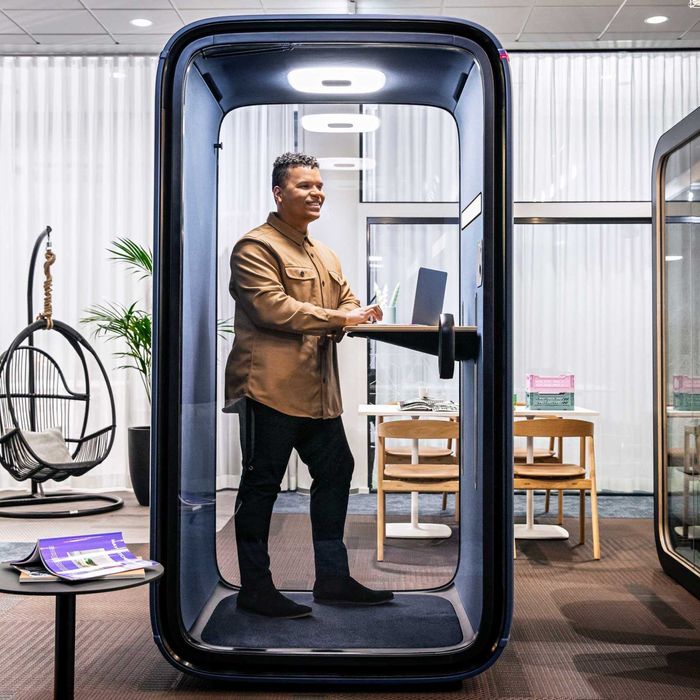 Кабина для переговоров и звонков | Звукоизоляция, USB, вентиляция
