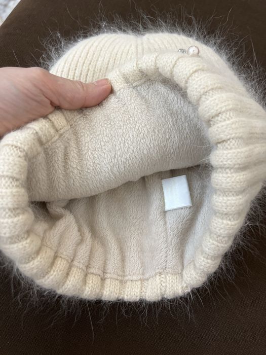 Шапка теплая из ангоры