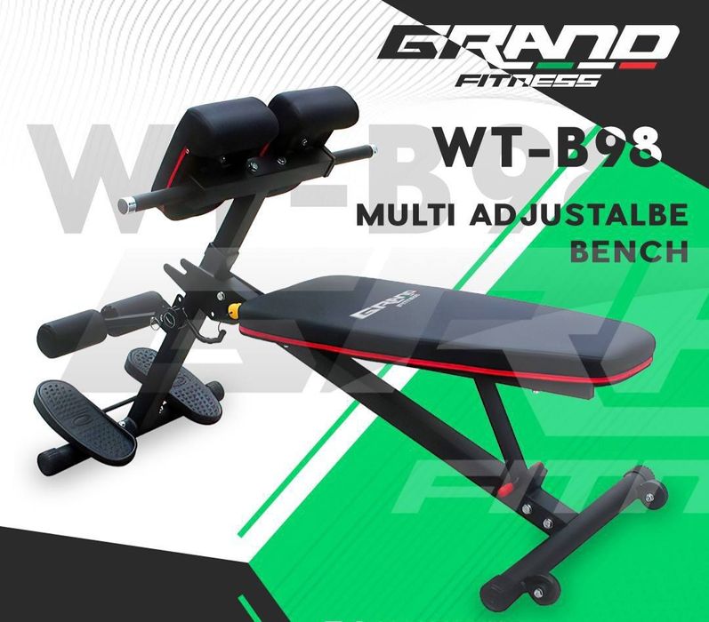 Tренажёр гиперэкстензия  и универсальная скамья для пресса GRAND FITN