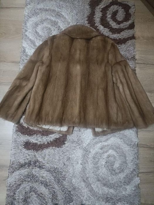 Haina de nurca  bej inchis