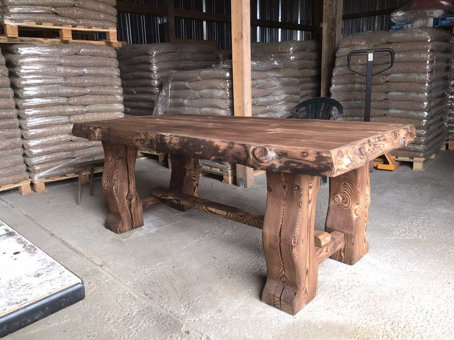 Състарена масивна маса (бор)-налични два размера