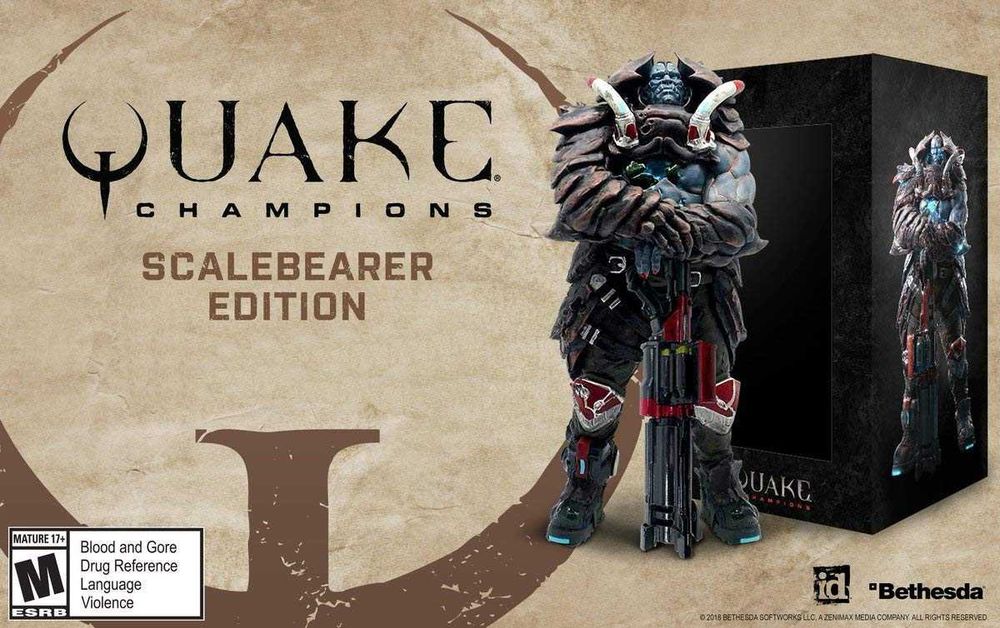 Quake Champions Scalebearer Edition фигура, като нова