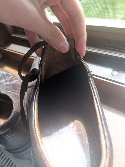 Mocasini din piele maro