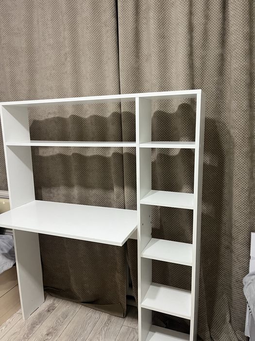 Стол письменный, 114х40x140 см, белый