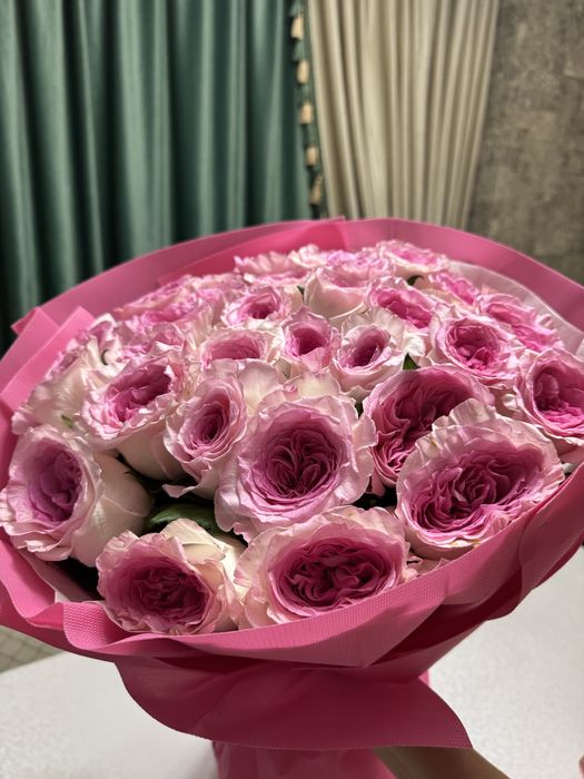 розовые розы 31 шт