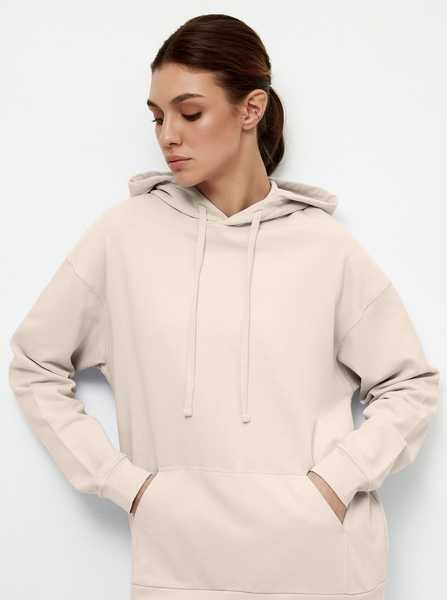 худи hoodie свитшот бежевый размер XS-S
