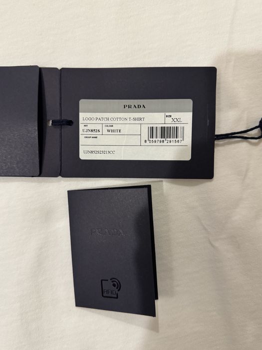 Tricou alb Prada