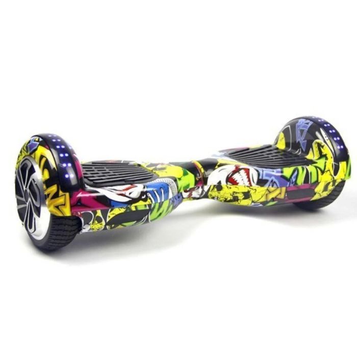 Hoverboard grafiti cu lumini și bluetooth (boxe încorporate)