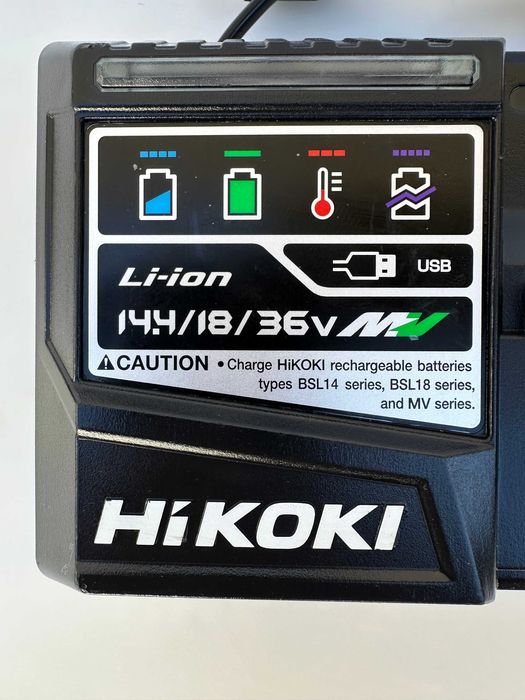 HiKoki UC 18YSL3 - Бързо зарядно 14.4V/18V/36V 8.0Ah с USB порт