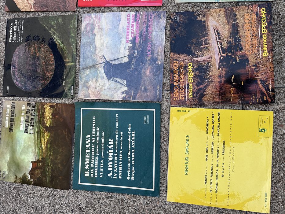 Vând colecție discuri vinil muzică clasică – Electrecord (12 buc)