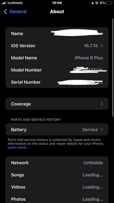 iPhone 8 plus holati ideal