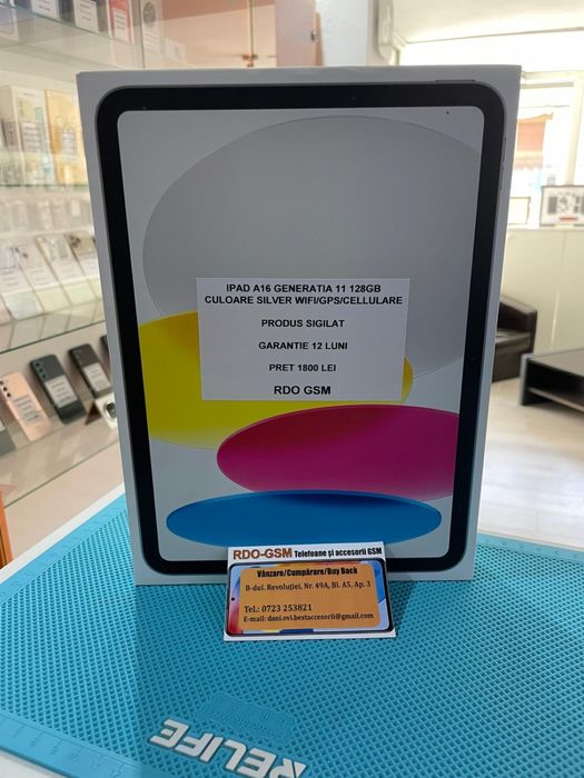Ipad A16 Generatia 11 128Gb Cellulare/Sigilata/Garantie