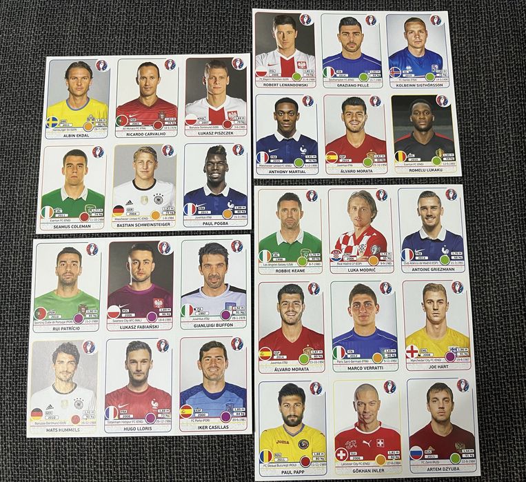 Panini EURO 2016 - Album plus set complet plus update plus Coca Cola