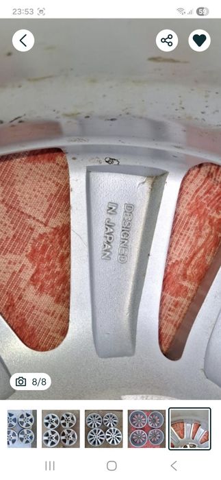 Оригинальные титановые диски TOYOTA..