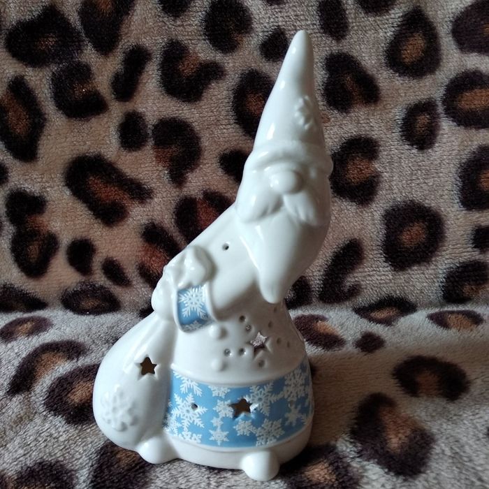 Дед мороз керамический. Подсвечник