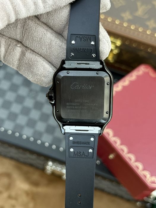 Cartier Santos Large Black