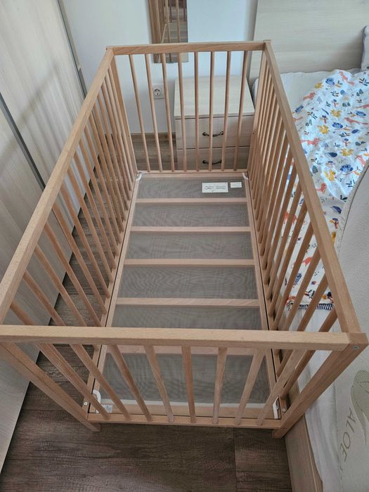 Дървено легло кошара SNIGLАR на ИКЕА 120 60 см със или без матрак