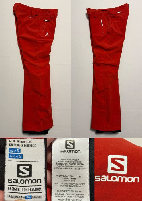 Pantaloni SALOMON (S dama) 20k Ski Snowboard zapada iarna rab munte