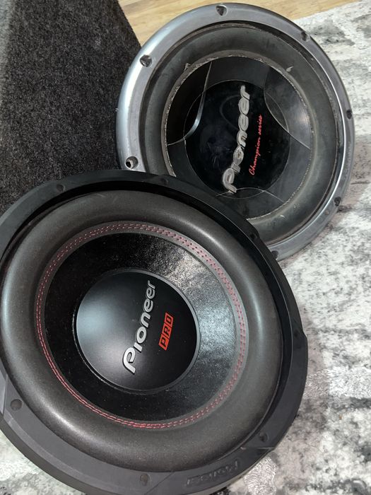 Бас каса Pioneer PRO 1500W + Усилвател Carpower (Топ сет)Мощен Бас комплект за кола