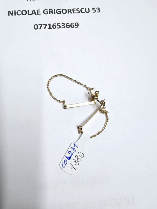 Maty Amanet cercei din aur 14 k 1.88 g cod 231