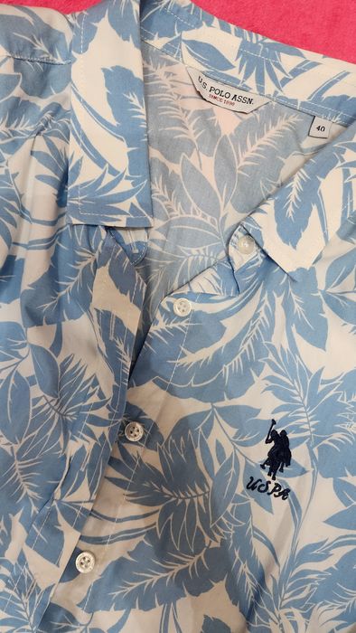 Рубашка женская M 46 рр Uspa Polo оригинал состояние отличное