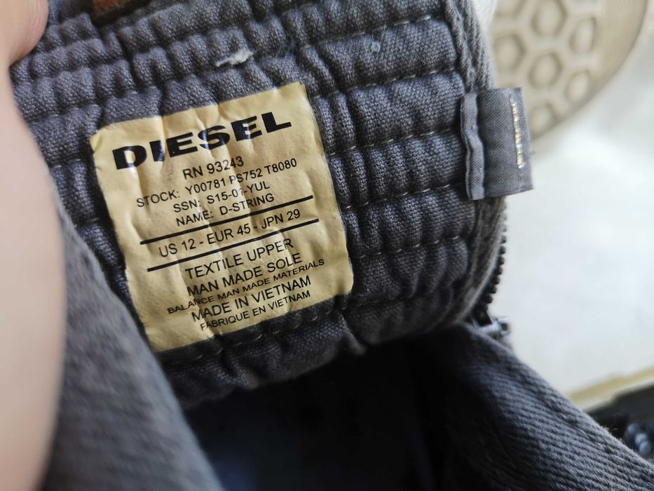 ''Diesel D-String''оригинални кецове 45 номер