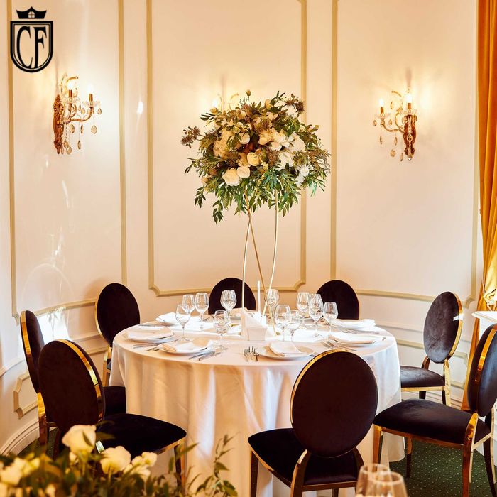 Scaune WASHINGTON săli evenimente, ballroom, salon, scaun de lux auriu
