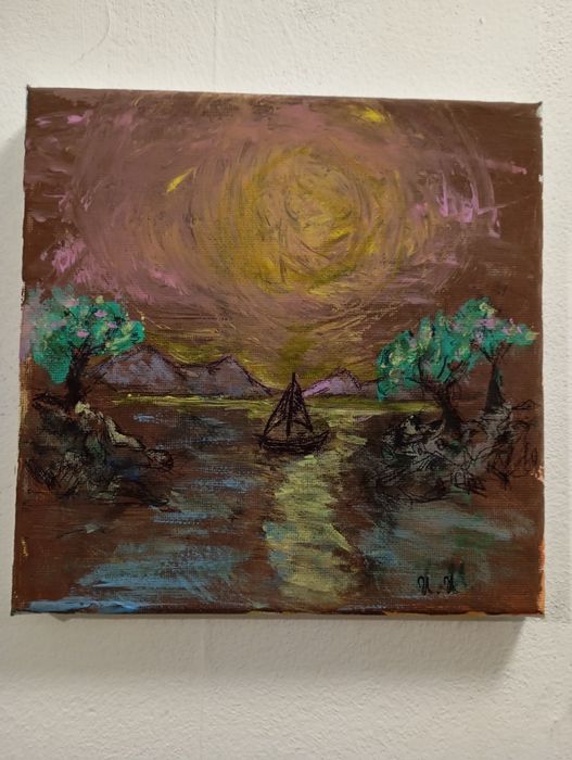 Залез над планините