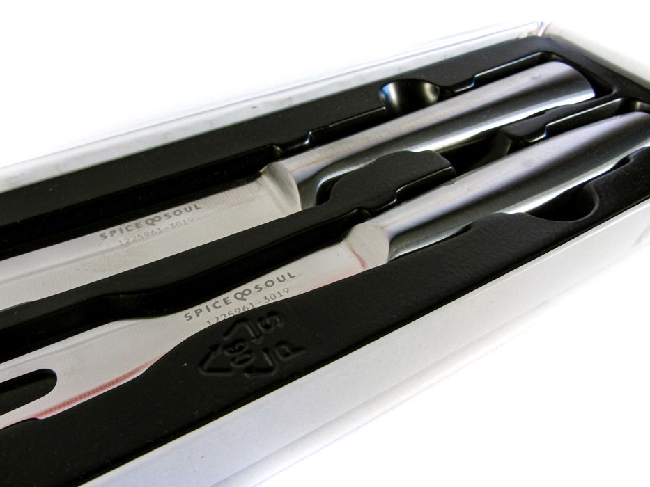 НОВ! Нож и вилица за транжиране на месо 34 см