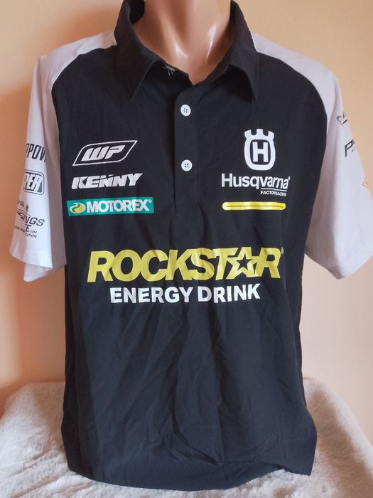 Tricou Motocross Husqvarna Rockstar Factory Racing