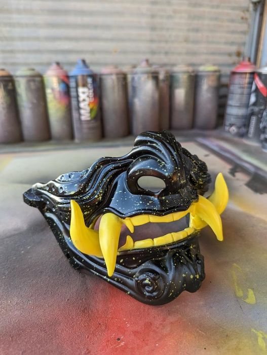 Японска маска самурай Yokai Japanese mask samurai oni