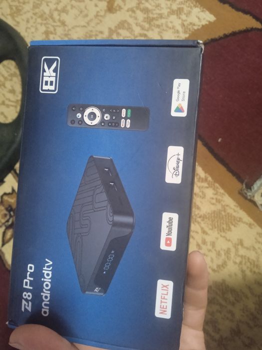 Z8 PRO 8K Android TV pristavkasi / Smart TV quti / Google TV Wi-Fi