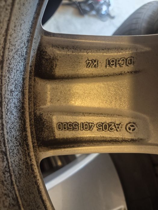 Jante originale Mercedes W205 Bridgestone 225/50/17 de iarna