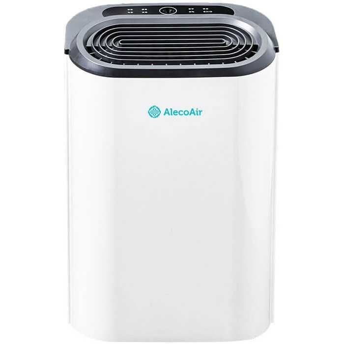 Влагоабсорбатор и пречиствател на въздух  AlecoAir D22PURIFY 20+ литра на 24ч., 155м3/час, Сушене на дрехи, Цифров дисплей, Бял