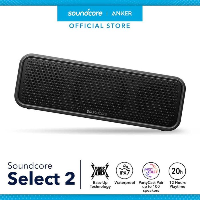 Портативная колонка Anker Select 2  - Мощный звук для приключений