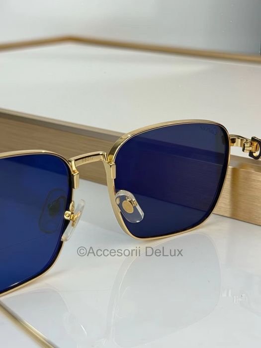 Ochelari de Soare Premiere de Cartier CT0497S Noi Full Box [Verificare Colet] Gold/Auriu